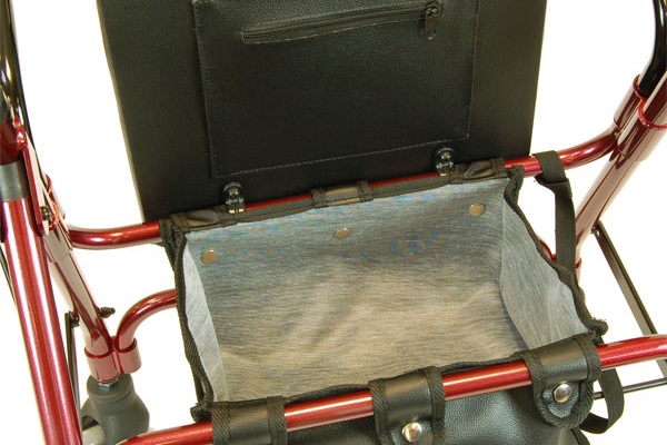 Rollator storage bag